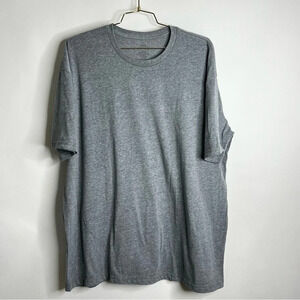 TRUE CLASSIC Tee Size XXL Heathered Gray Grey Crew-Neck Short Sleeve Cotton